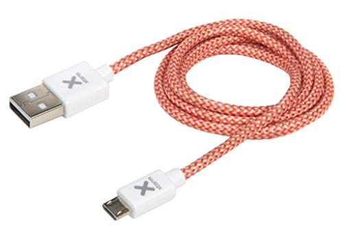 Cordon USB-A vers micro USB-B 1,0 m - Nylon tissé