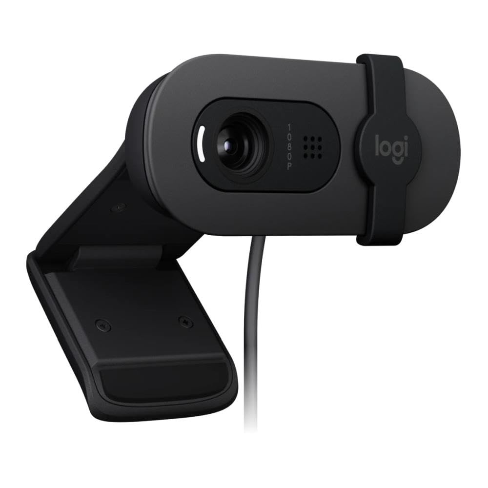 LOGITECH BRIO 105 Webcam colour 2 MP 1920 x 1080 720p 1080p audio wired USB