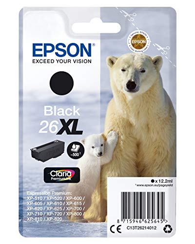 Cartouche EPSON C13T26214012 26XL - Noir