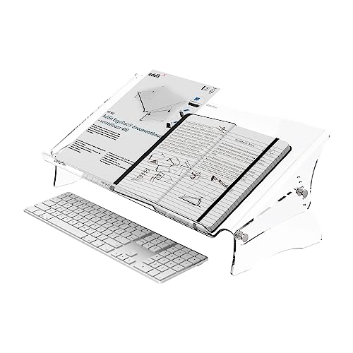 DATAFLEX Porte copie/doc. Acrylique - Hauteur réglable 49410