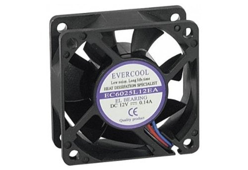Ventilateur lubrifié à vie - 60x60x25