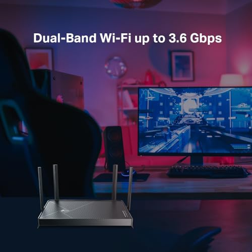 TP-LINK Archer BE230 BE3600 Dual-Band Wi-Fi 7 Router 688 Mbps at 2.4GHz + 2882Mbps at 5GHz 4x Antennas