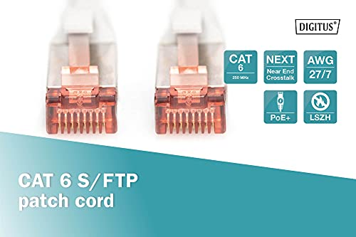 Digitus DK-1644-005 câble de réseau Gris 0,5 m Cat6 S/FTP (S-STP)