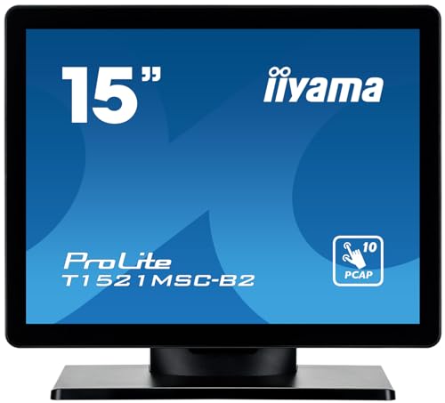 15" PCAP Bezel Free Front 10P Touch 1024