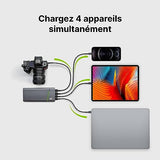 Green Cell PowerPlay Ultra banque d'alimentation électrique Lithium-Ion (Li-Ion) 26800 mAh Graphite