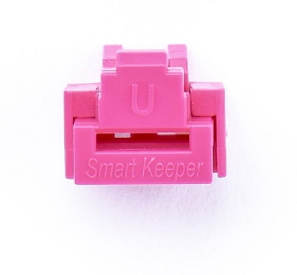 SMARTKEEPER / 10x Bloqueurs RJ45 avec 1x Clé Basic Fuchsia