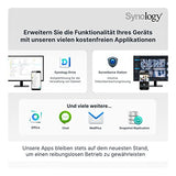 SYNOLOGY DS2422+ DiskStation AMD Ryzen Embedded V1500B compact 12-Bay desktop NAS QUAD CORE 4Go RAM
