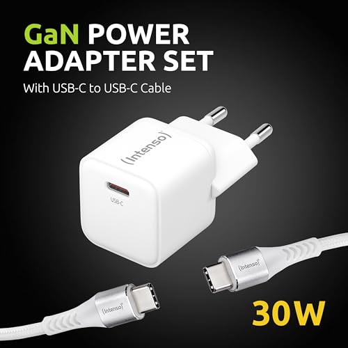 CHARGEUR SECTEUR USB TYPE C 30 W AVEC CORDON 1,5 M