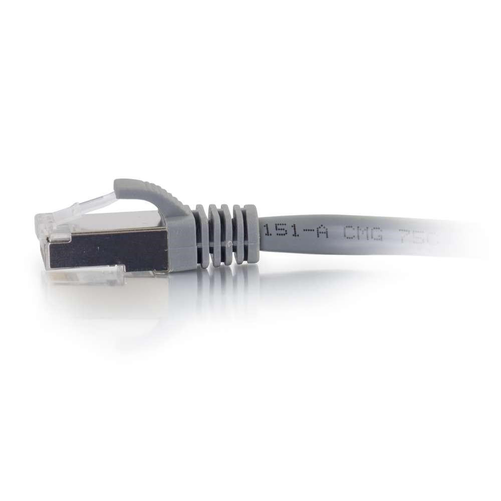 Cbl/15m CAT6A Shielded Patch Cable Grey