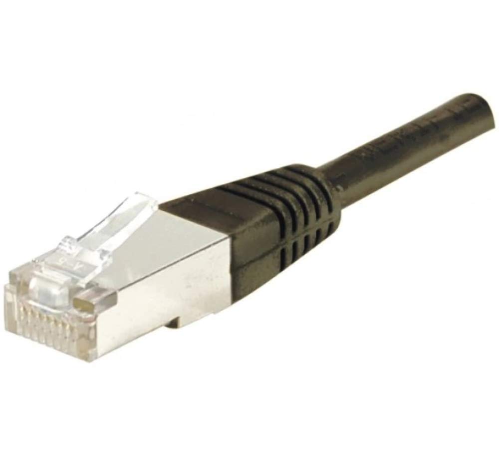 Cordon RJ45 catégorie 6 F/UTP noir - 20 m