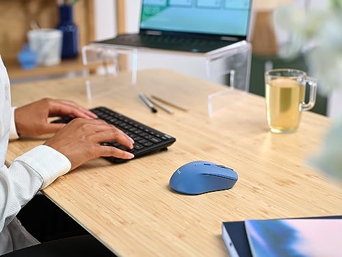 TRUST Souris sans fil silencieuse MYDO SILENT Bleue - ECO