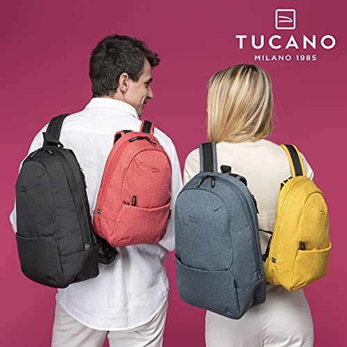 Tucano TED Sac à dos 13-14  Gris interieur rouge