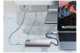 Mini dock USB 3.1 Type-C HDMI 4K-VGA-LAN-HUB +chargeur USB P.D.