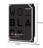 WD Desktop Black 10To HDD 7200rpm 6Gb/s serial ATA sATA 256Mo cache 3.5p intern RoHS compliant Bulk