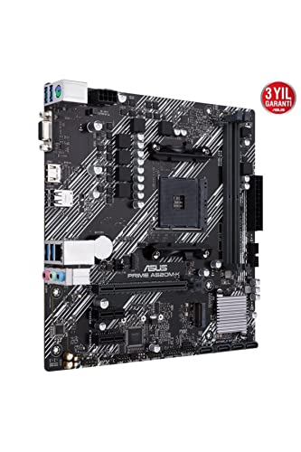 ASUS PRIME A520M-K AMD Socket AM4 for 3rd Gen AMD Ryzen mATX Form Factor DDR4