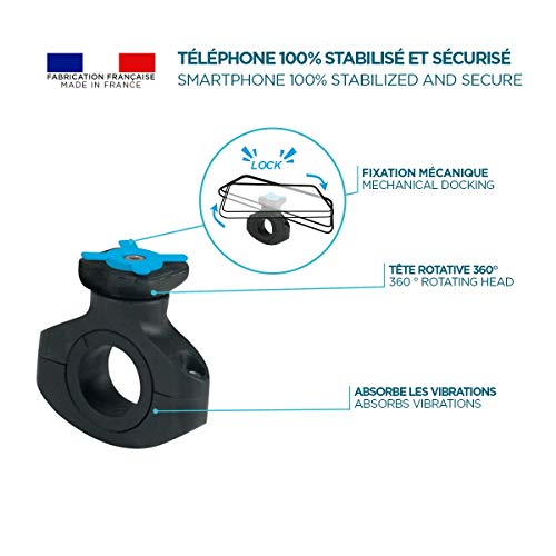 MOBILIS Support pour guidon de vélo U.FIX pour smartphone - Noir