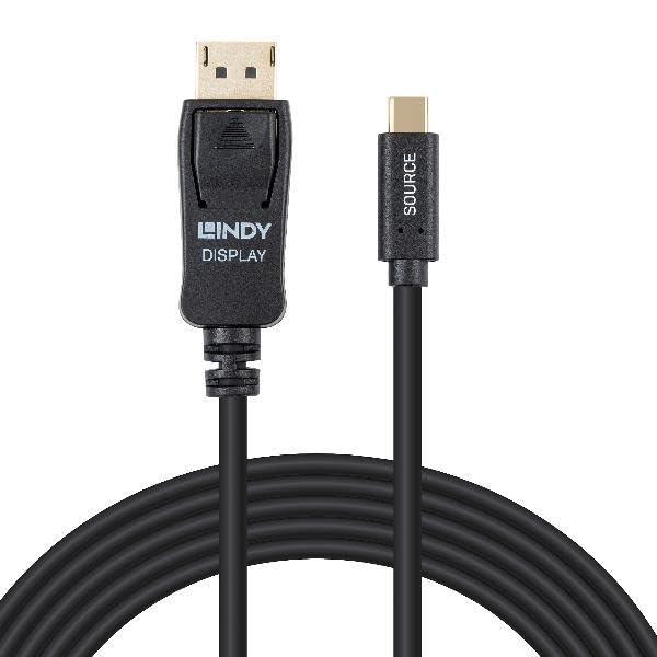 LINDY 1m USB Type C to DisplayPort 4K60Hz Adapter Cable