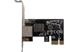 DEX-310555 Carte réseau 2.5G PCI-Express 100/1000/2500 Mbps Realtek 8125 Std+LP