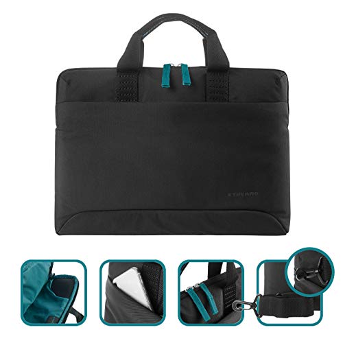 Tucano, smilz, sac fin 13- 14" noir-bleu