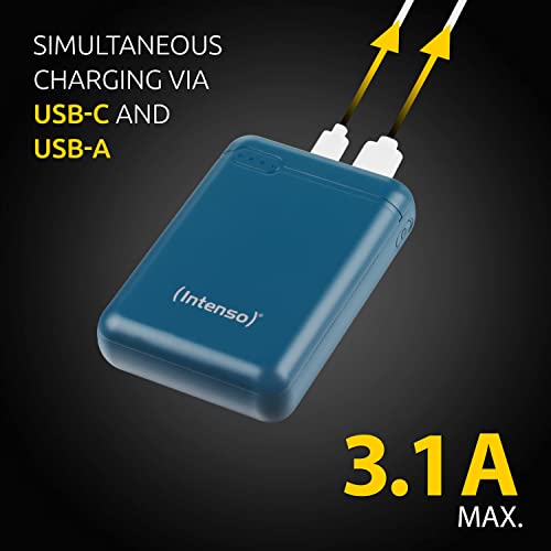 INTENSO PowerBank XS10000 USB / Type-C -10000 mAh pétrole