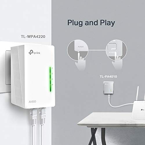AV600 Powerline Wi-Fi Booster 2 LAN KIT