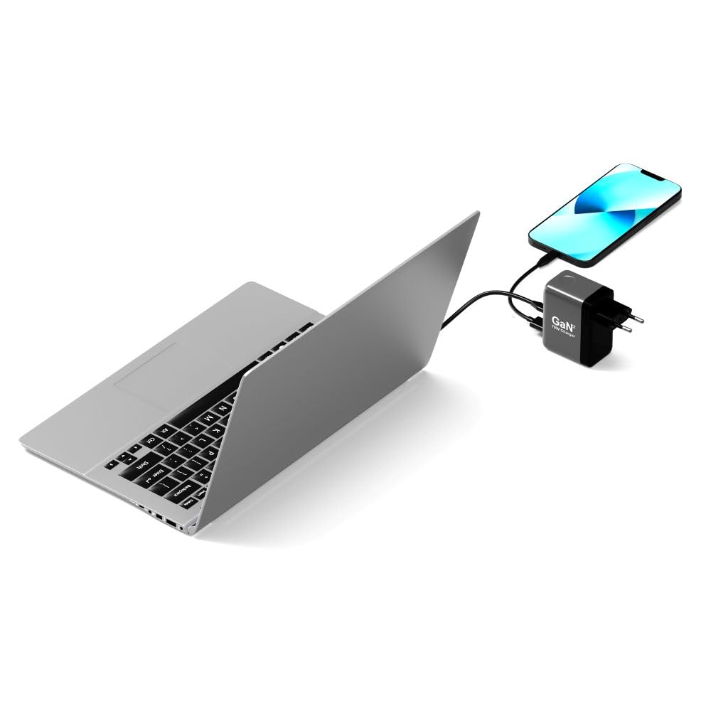 PORT DESIGNS Wall Charger Type-C PD 140W GaN PD 3.1 for MacBook PRO C to C Cable 2m EU