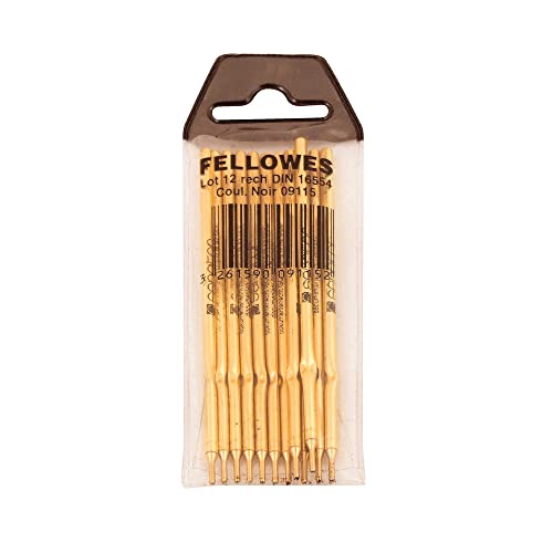 FELLOWES Stand Ballpoint Pen Refills 12pcs Blue