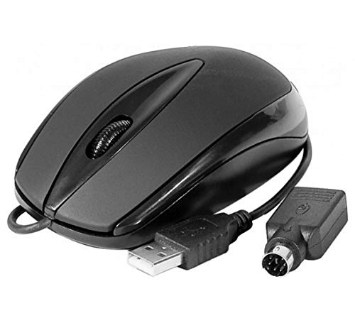 DACOMEX Souris M110-UP noire USB et PS/2