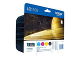 Pack cartouche BROTHER LC1100VALBP- Noir + 3 couleurs