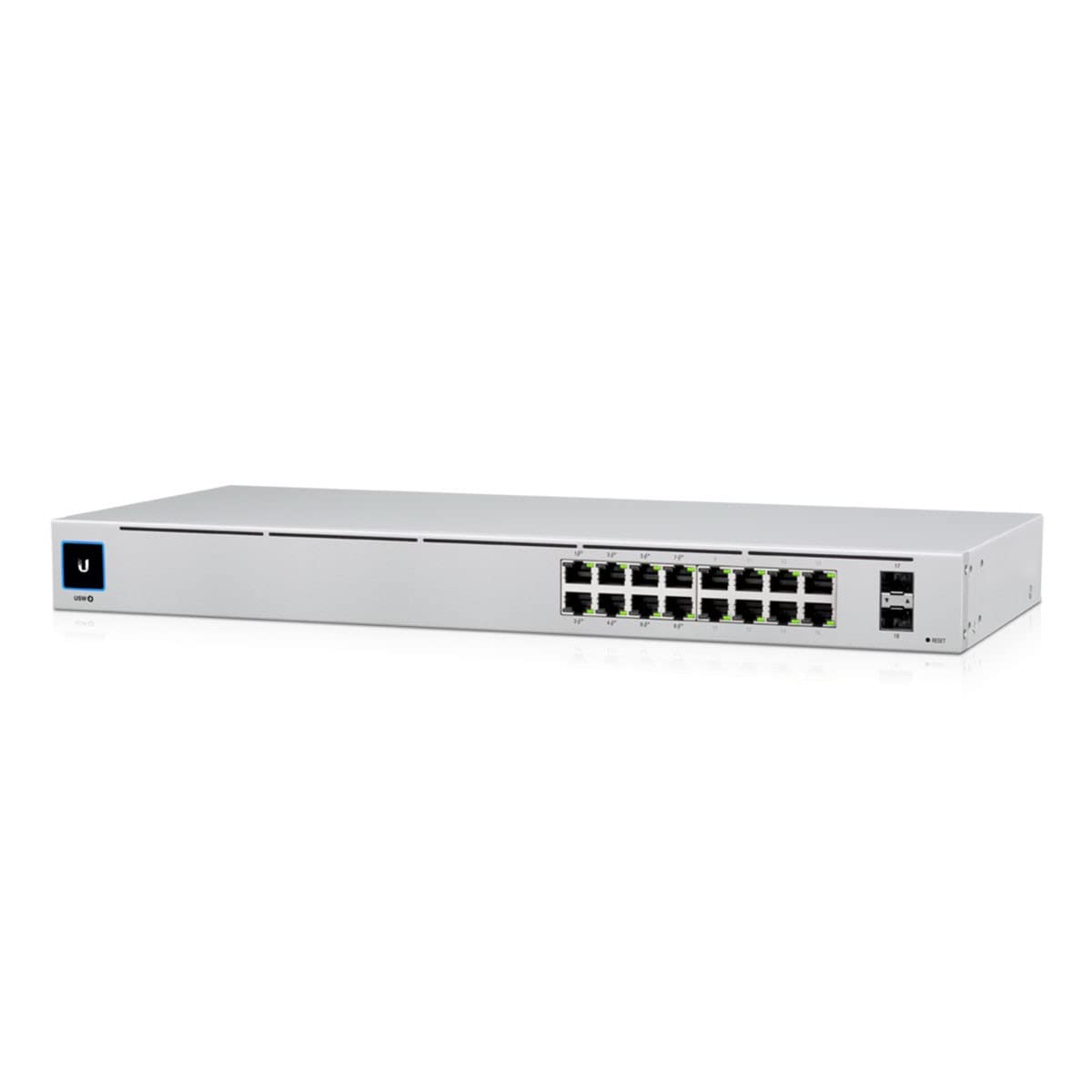 Ubiquiti USW-16-POE Networks UniFi 16-Port PoE Géré L2/L3 Gigabit Ethernet (10/100/1000) Connexion Ethernet, supportant l'alimentation via ce port (PoE) 1U Arge