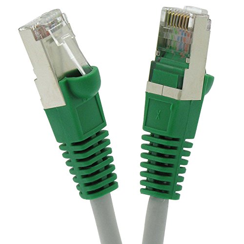 Cordon RJ45 catégorie 6 S/FTP vert - 0,3 m