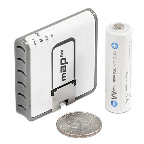Mikrotik mAP lite Blanc Connexion Ethernet, supportant l'alimentation via ce port (PoE)