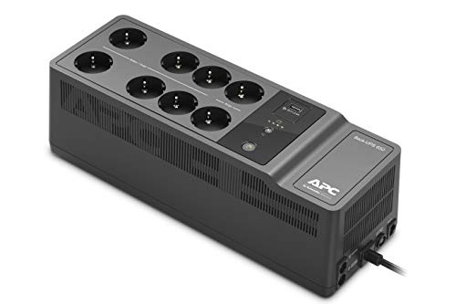 APC Back-UPS BE650G2-GR UPS AC 230V 400Watt 650VA output connectors 8 Black