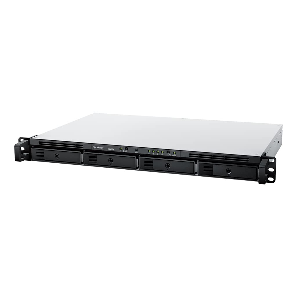 SYNOLOGY RS422+ 4-Bay NAS-Rackmount AMD Ryzen 5 1600 dual-core 2.6GHz 2Go DDR4 ECC