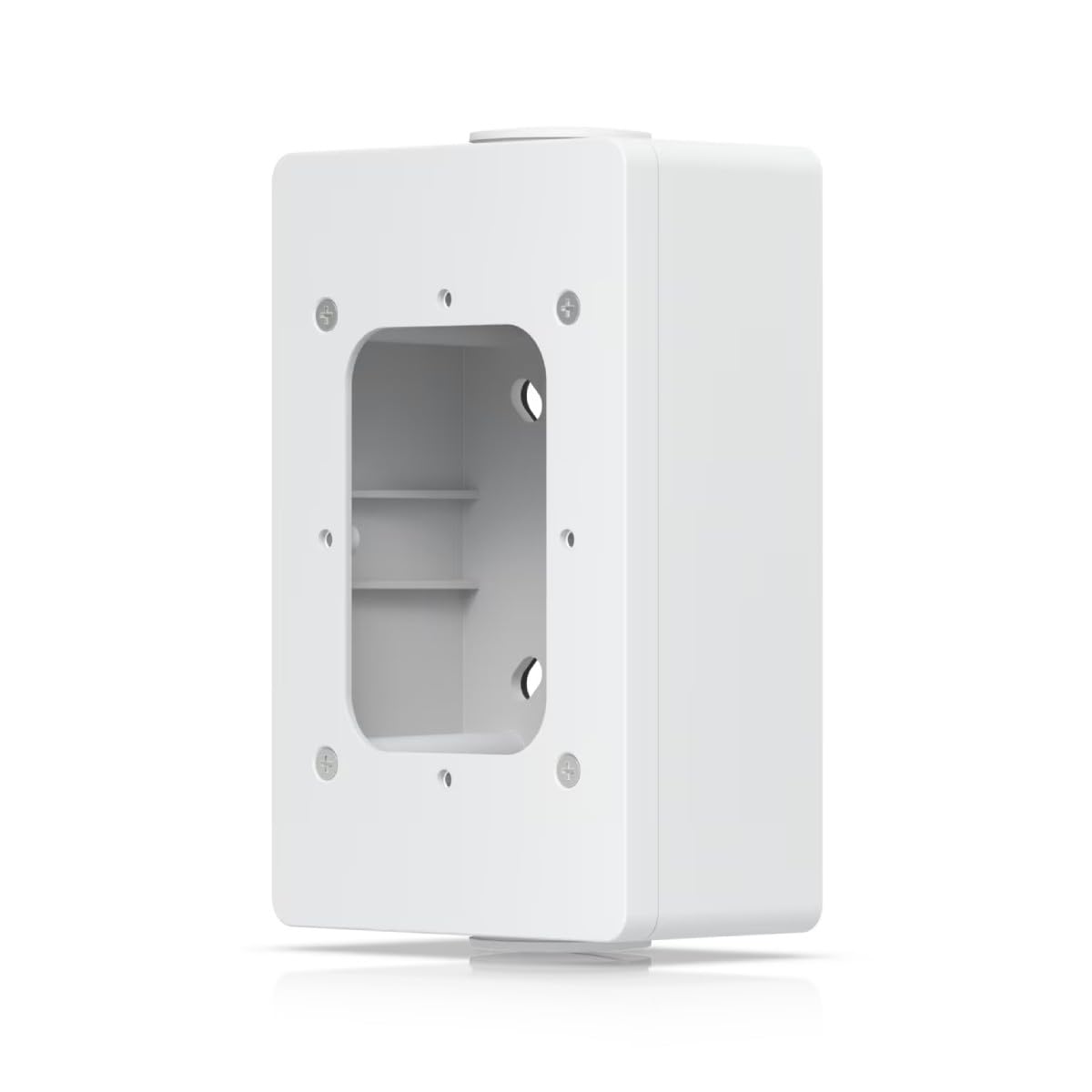 Ubiquiti UACC-Reader-JB-W Boîtier de jonction pour lecteurs d'acces UniFi et visualiseurs d'interphone qui supportent les surfaces planes.