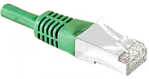 Cordon RJ45 catégorie 6 S/FTP vert - 10 m