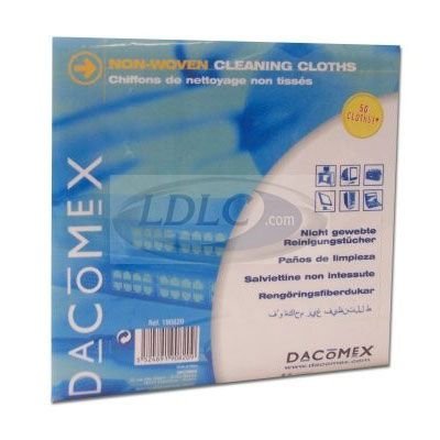 DACOMEX Sachet de 45 chiffons blancs