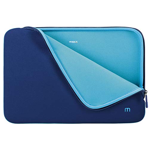 MOBILIS Housse Skin Sleeve pour ordinateur 12.5-14" - Bleu prusse, Gris