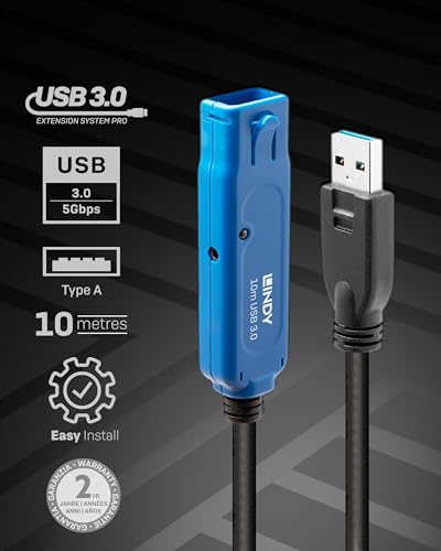 LINDY Rallonge active Pro USB 3.0 10m
