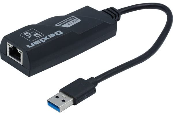 DEXLAN Adaptateur USB-A 3.2 Réseau 2,5G Multi-Gigabit à cordon