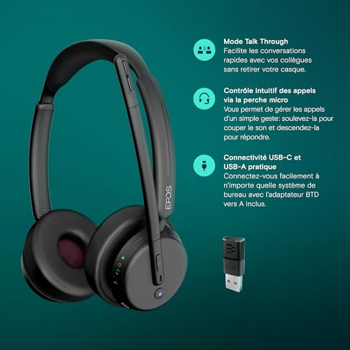 EPOS IMPACT 500 MS UC ANC WL USB-C+A