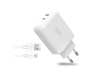 URBAN FACTORY Power USB-C Power Adapter 45W And USB-A 18W With 1M USB-A To USB-C Cable