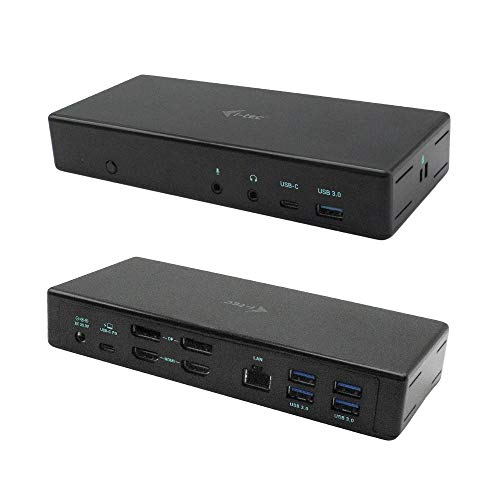 I-TEC USB-C Quattro Display Docking Station 2xDP 2xHDMI 1xGLAN 5xUSB 3.0 1xUSB-C-Data 1xAudio 1xMic 85W PD KL