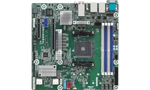 ASRock X570D4U-2L2T/BCM, 1xSKT AM4, AMD Ryzen 5000, X570, 4xDIMM, SATA, 2xM.2, 2xGbE, 2x10GbE, IPMI