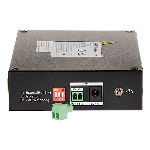 Hikvision DS-3E0106P-E/M 4 Port Fast Ethernet Unmanaged POE Switch