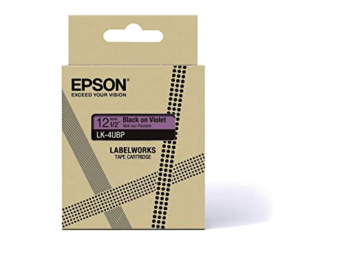 EPSON Colour Tape Violet/Black 12mm 8m LK-4UBP