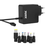 PORT DESIGNS Universal Power Adapter For Notebooks Up To 45W EU Plug 7 Universal Detachable Tips