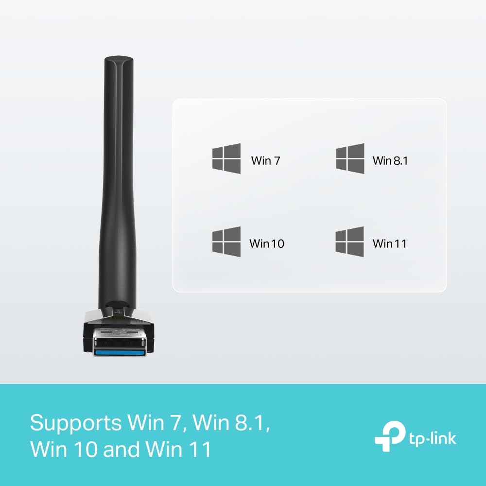 TP-LINK Bluetooth 5.3 Long Range USB Adapter USB 2.0 1x External Antenna