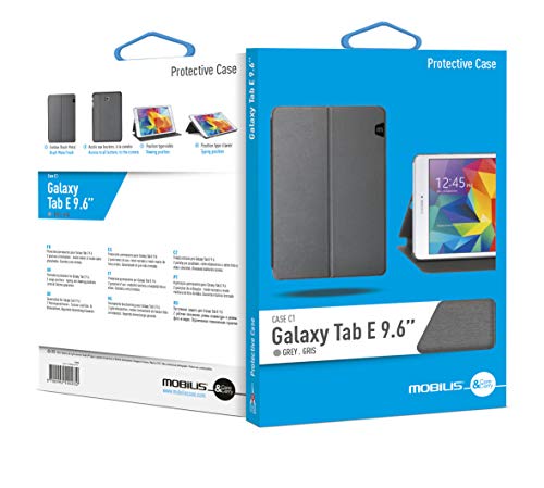 MOBILIS Protection à rabat C1 pour Galaxy Tab E, 9.6" - Noir