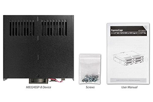 ICY DOCK Backplane MB324SP-B 4 disques SATA/SAS 2"5